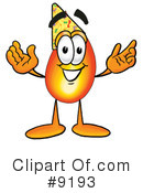 Flame Clipart #9193 by Mascot Junction