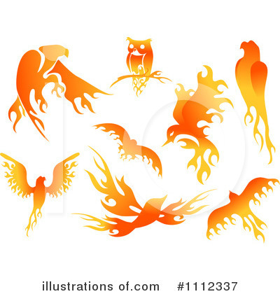 Flames Clipart #1112337 by BNP Design Studio