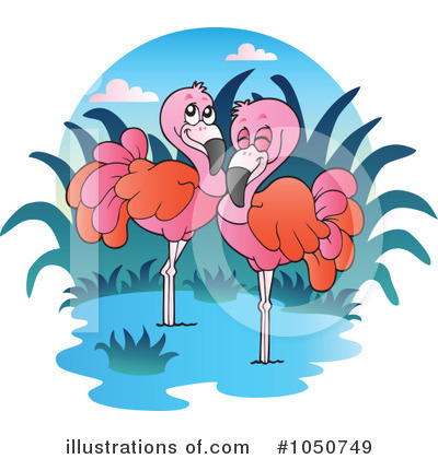 country flamingo clipart