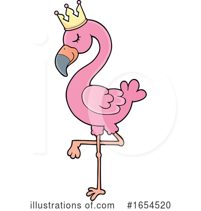 Flamingo Clipart #1654520 by visekart