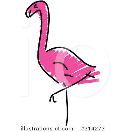 flock flamingo clipart