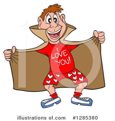 Flasher Clipart #1285380 by LaffToon