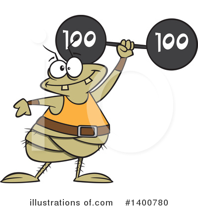 Royalty-Free (RF) Flea Clipart Illustration by toonaday - Stock Sample #1400780