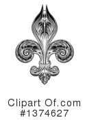 Fleur De Lis Clipart #1374627 by AtStockIllustration