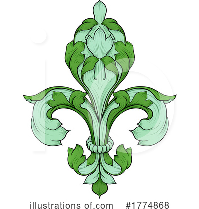 Royalty-Free (RF) Fleur De Lis Clipart Illustration by AtStockIllustration - Stock Sample #1774868