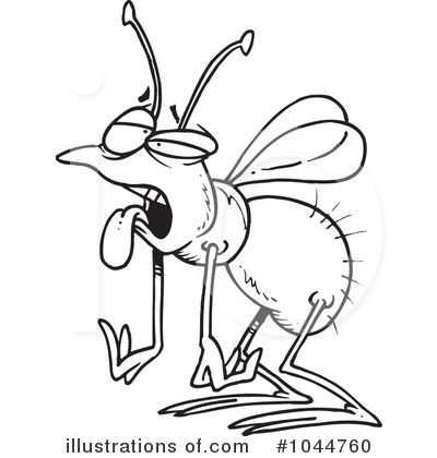 House Flies Clipart #1044760 by toonaday