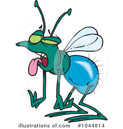 House Flies Clipart #1044814 by toonaday