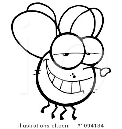 Royalty-Free (RF) Flies Clipart Illustration by Hit Toon - Stock Sample #1094134