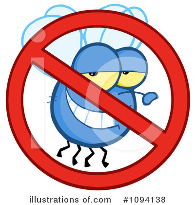 Royalty-Free (RF) Flies Clipart Illustration by Hit Toon - Stock Sample #1094138