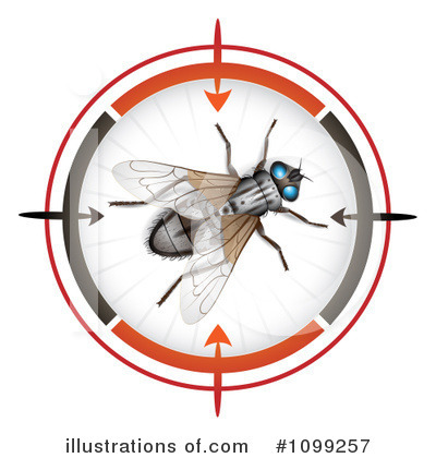 Royalty-Free (RF) Flies Clipart Illustration by merlinul - Stock Sample #1099257