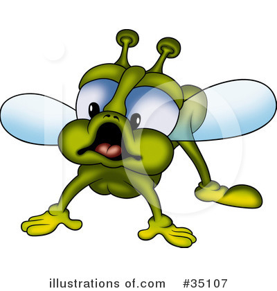 Royalty-Free (RF) Flies Clipart Illustration by dero - Stock Sample #35107