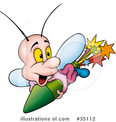 Royalty-Free (RF) Flies Clipart Illustration by dero - Stock Sample #35112
