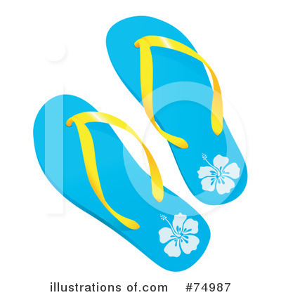 Flip Flops Sandals on Flip Flops Clipart  74987 By Anja Kaiser   Royalty Free  Rf  Stock