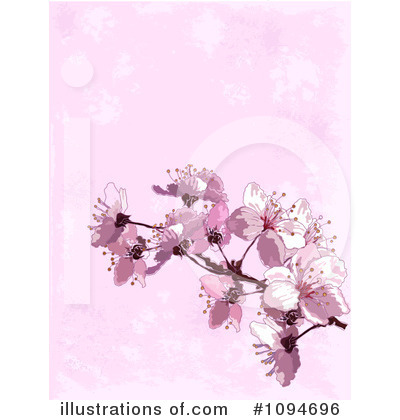 Royalty-Free (RF) Floral Background Clipart Illustration by Pushkin - Stock Sample #1094696