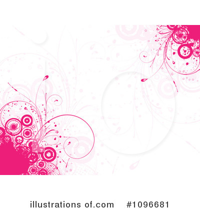 Royalty-Free (RF) Floral Background Clipart Illustration by KJ Pargeter - Stock Sample #1096681
