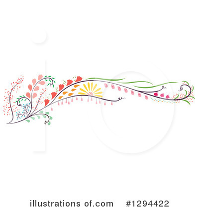 Floral Clipart #1294422 by Cherie Reve