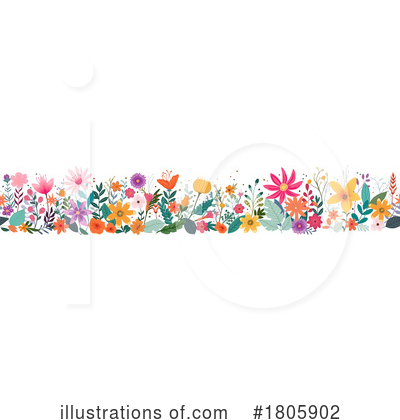 Flowers Clipart #1805902 by AtStockIllustration