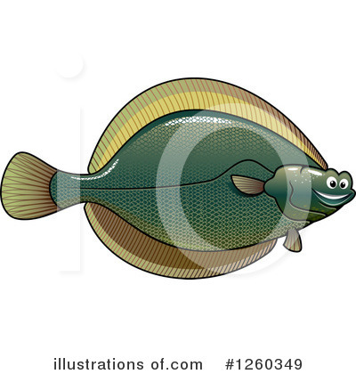 Royalty-Free (RF) Flounder Clipart Illustration by Vector Tradition SM - Stock Sample #1260349