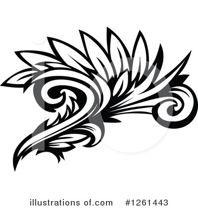 Royalty-Free (RF) Flourish Clipart Illustration by Chromaco - Stock Sample #1261443