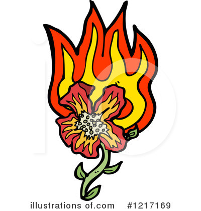 Royalty-Free (RF) Flower Clipart Illustration by lineartestpilot - Stock Sample #1217169