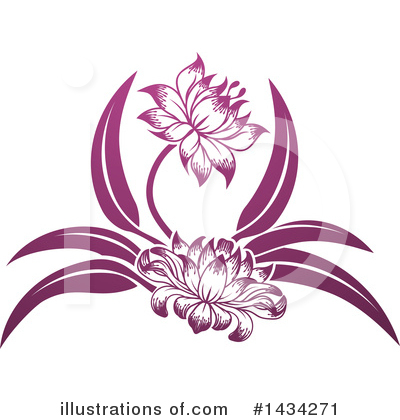 Lotus Clipart #1434271 by AtStockIllustration
