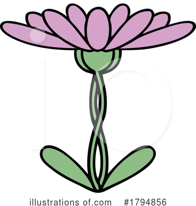 Flower Clipart #1794856 by lineartestpilot