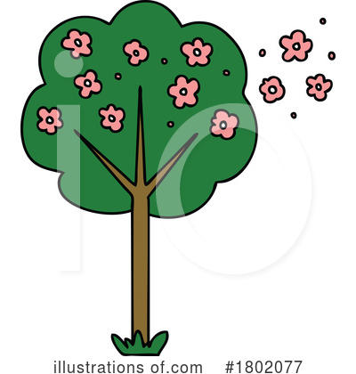 Royalty-Free (RF) Flower Clipart Illustration by lineartestpilot - Stock Sample #1802077