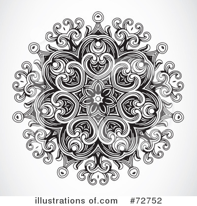 Royalty-Free (RF) Flower Clipart Illustration by BestVector - Stock Sample #72752