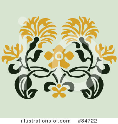 Royalty-Free (RF) Flower Clipart Illustration by BestVector - Stock Sample #84722