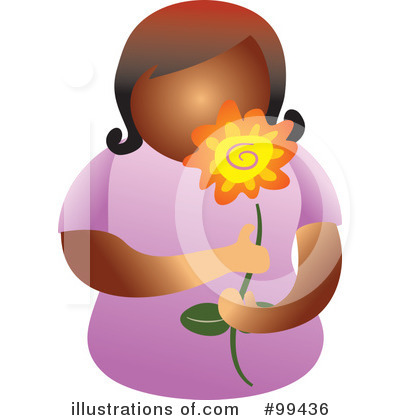 Royalty-Free (RF) Flower Clipart Illustration by Prawny - Stock Sample #99436