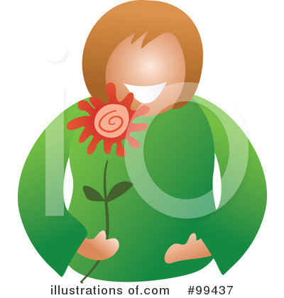 Royalty-Free (RF) Flower Clipart Illustration by Prawny - Stock Sample #99437