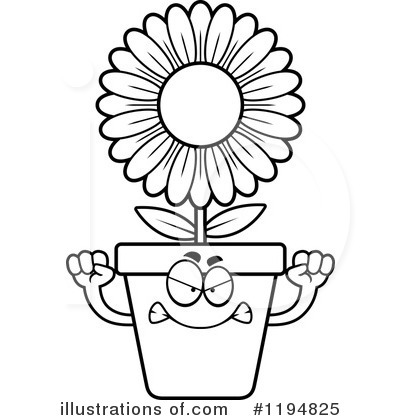 Flower Pot Clipart #1194825 by Cory Thoman