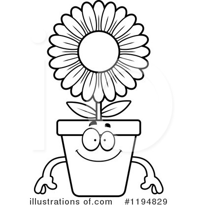 Flower Pot Clipart #1194829 by Cory Thoman