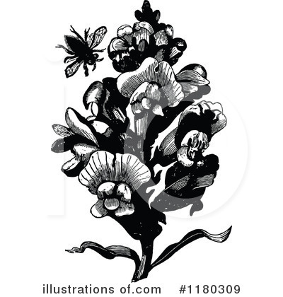 Bees Clipart #1180309 by Prawny Vintage