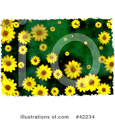 Royalty-Free (RF) Flowers Clipart Illustration by Prawny - Stock Sample #42234