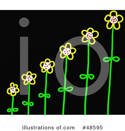 Royalty-Free (RF) Flowers Clipart Illustration by Prawny - Stock Sample #48595