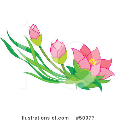 Floral Clipart #50977 by Cherie Reve