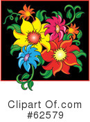 Flowers Clipart #62579 by Pams Clipart