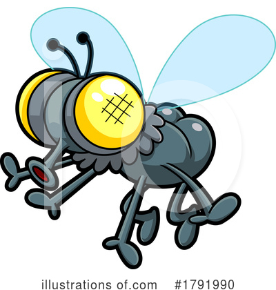 Flies Clipart #1791990 by Hit Toon