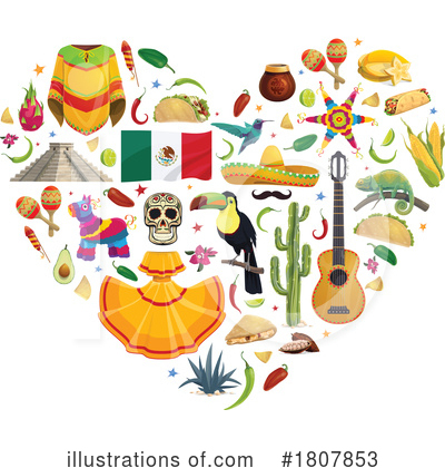 Mexican Food Clipart #1807853 by Vector Tradition SM