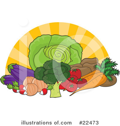 Royalty-Free (RF) Food Clipart Illustration by Maria Bell - Stock Sample #22473