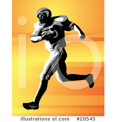 Royalty-Free (RF) Football Clipart Illustration by Tonis Pan - Stock Sample #20545