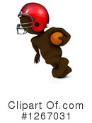 Football Player Clipart #1267031 by KJ Pargeter