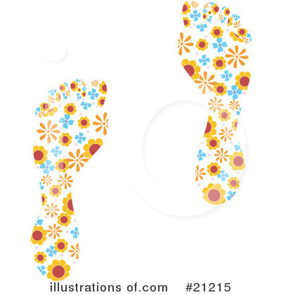 baby footsteps clipart