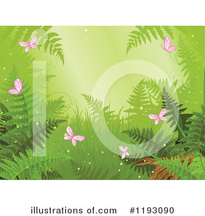 Ferns Clipart #1193090 by Pushkin