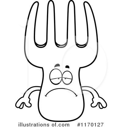 Royalty-Free (RF) Fork Clipart Illustration by Cory Thoman - Stock Sample #1170127