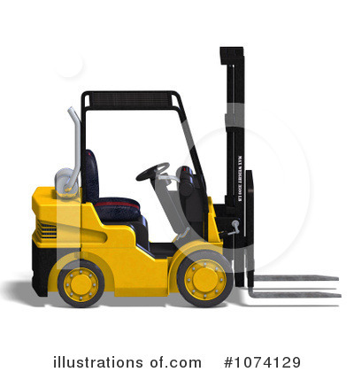 Free Forklift Clipart