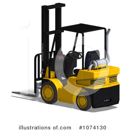 Free Forklift Clipart