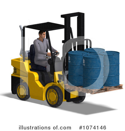 Free Forklift Clipart