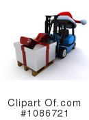 Forklift Clipart #1086721 by KJ Pargeter